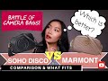 GUCCI MARMONT CAMERA BAG VS GUCCI SOHO DISCO BAG | COMPARISON AND WHAT FITS