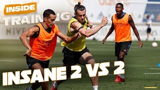 SPECTACULAR 2 vs 2 in REAL MADRID training!