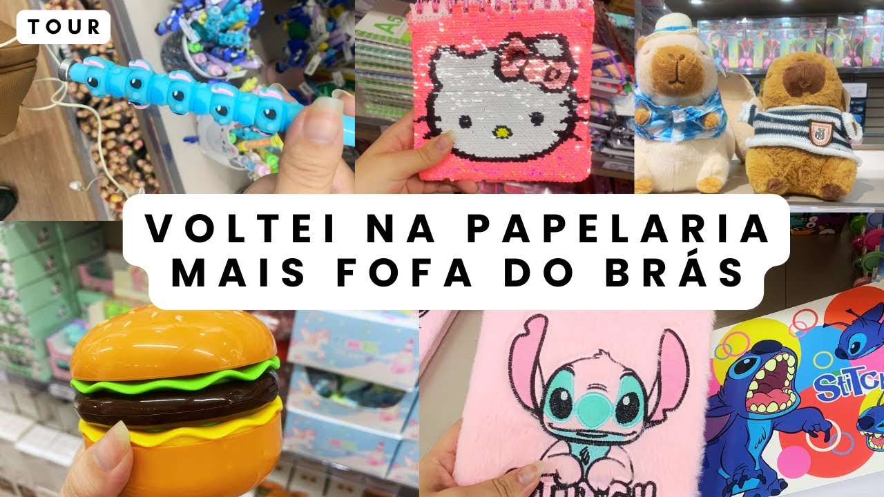 A NOVA PAPELARIA MAIS FOFA DO BRÁS | VOLTEI na  papelaria mais BARATA que já vi! ATACADO E VAREJO