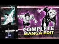 Complete manga edit tutorial p1  capcut tutorial