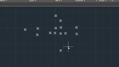 Como importar pontos para o AutoCAD?