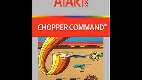 Chopper Command [Atari 2600] (1982) gameplay