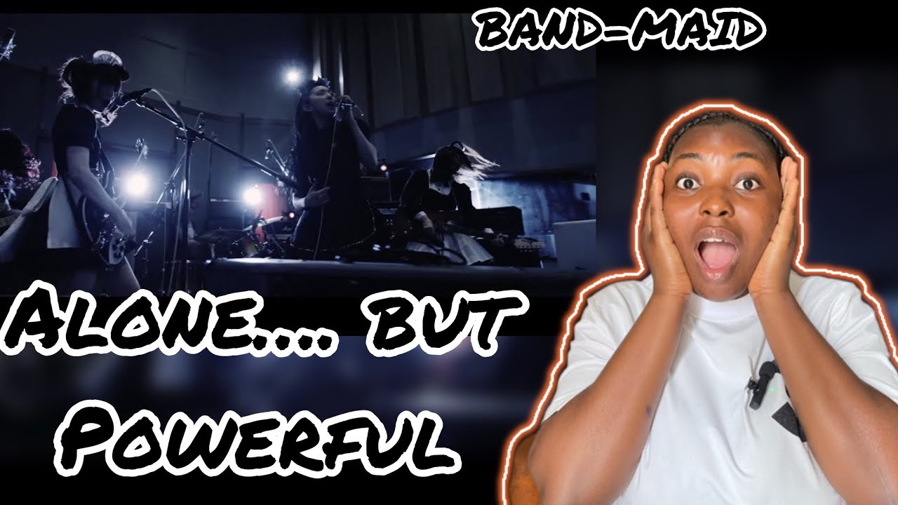 First time reaction/ BAND-MAID / alone (Official Music Video)/ reaction