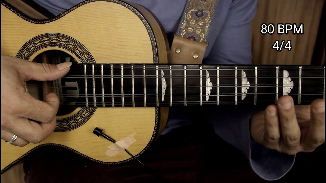 Exercício de soltura e agilidade das mãos para viola caipira