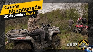 Visita a la Casona Abandona ATV en cuatriciclos