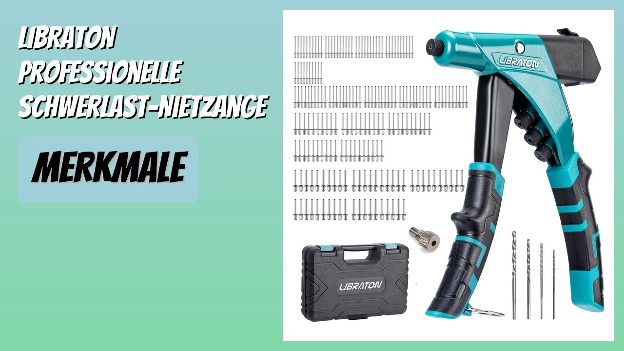 BEWERTUNG (2026): LIBRATON Professionelle Schwerlast-Nietzange. Infos