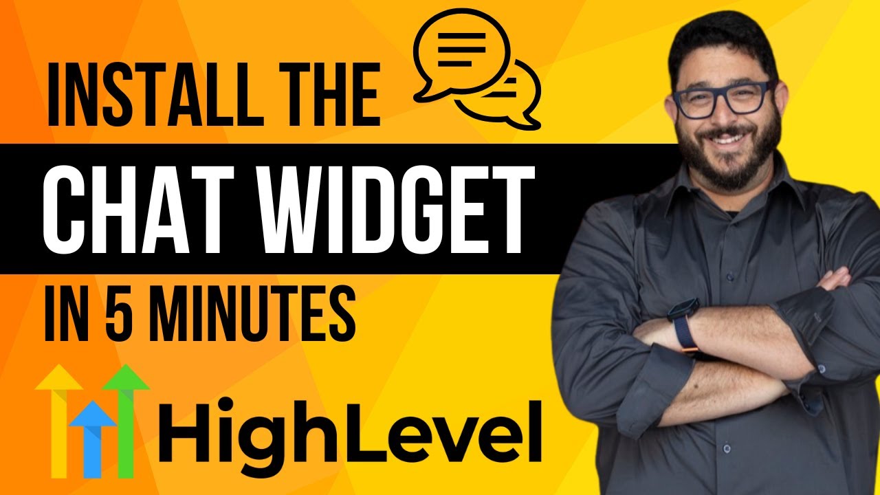 How To Create and Install a Live Chat Widget with High Level - YouTube
