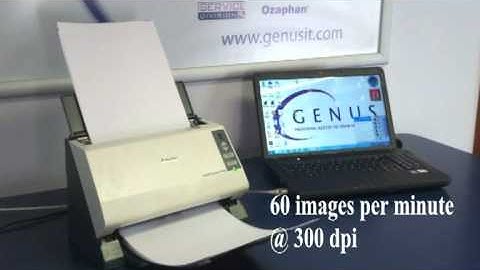 Avision - AV186+ High Speed Sheetfed Document scanner from Paperscanners