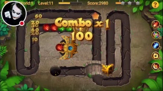 ‏البث التابع لي حول Jungle Marble Blast screenshot 2