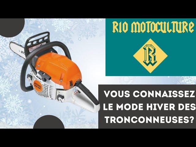 Sélection hivernale des tronçonneuses