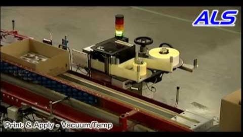 Print & Apply Labelling Machine - Vacuum Tamp
