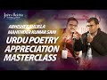 Urdu poetry appreciation masterclass  abhishek shukla  mahender kumar sani  jashnerekhta 2023