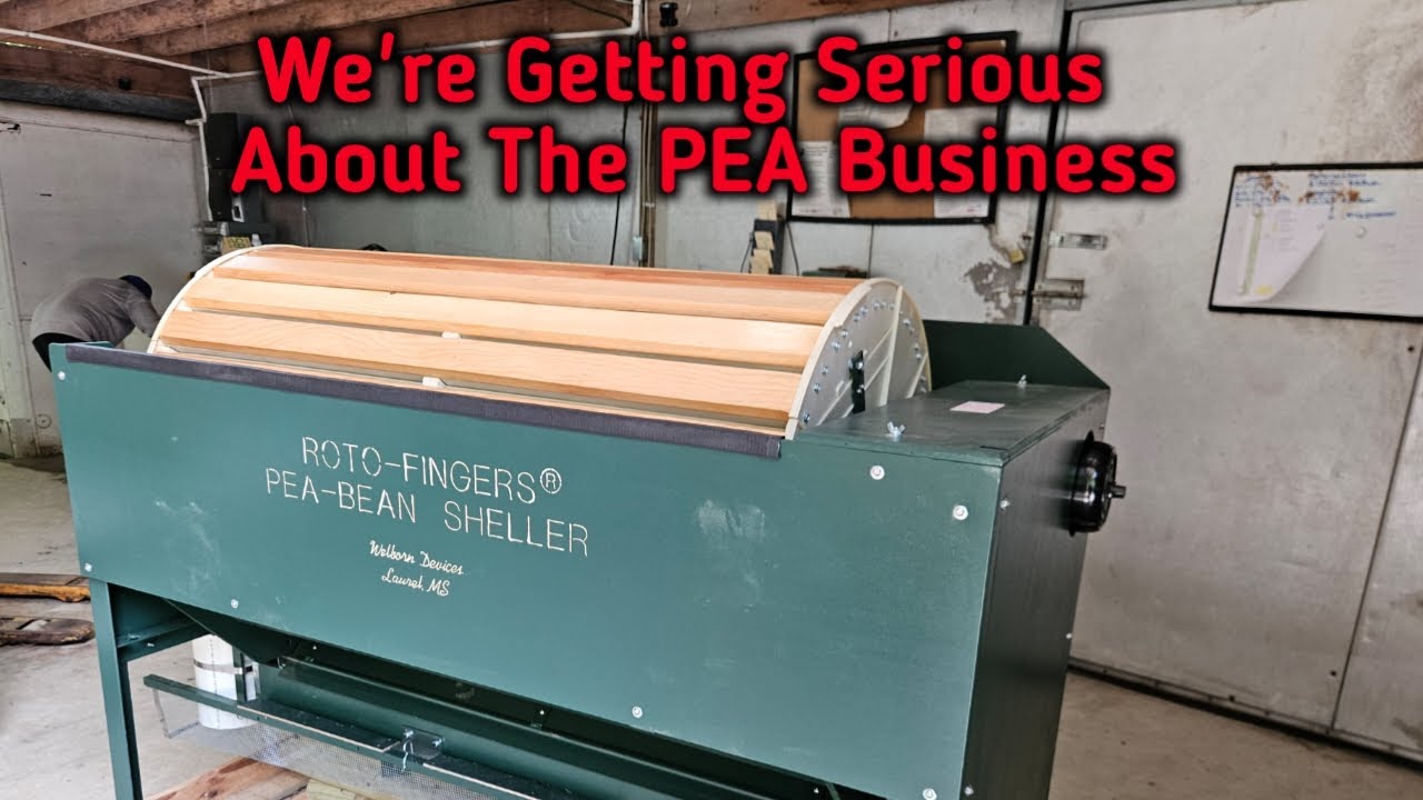 How Our New Roto Fingers Pea Sheller Works