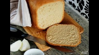 White bread in a bread maker