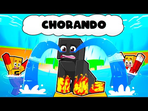 CHOREI ATÉ FAZER UM TSUNAMI NO MINECRAFT