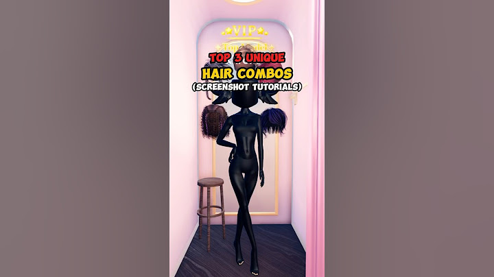 BEST UNIQUE HAIR COMBO TUTORIALS on Dress to Impress #dresstoimpress #roblox #dti