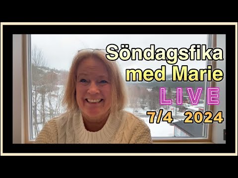 Söndagsfika 7 april 2024 - Svenska med Marie @svenskamedmarie