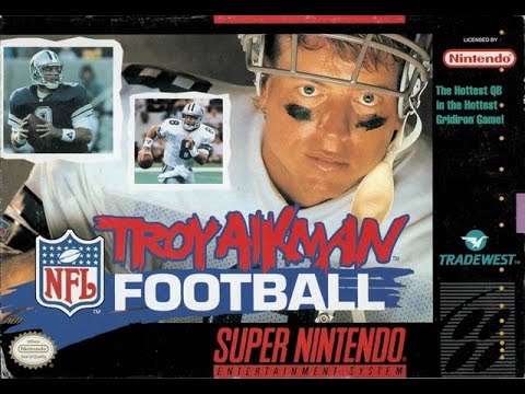 Troy Aikman NFL Football (Super Nintendo) - Game Play