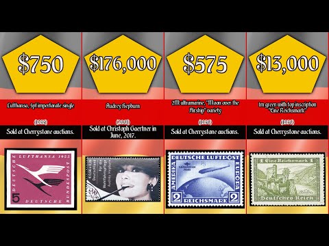 Most Valuable: 51 Most Valuable (and Expensive) German Stamps