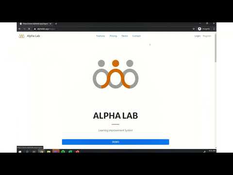 How to Login Alpha Lab