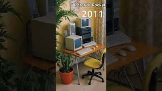 1976 Vs 2036 Computer change #oldvsnew #historyofcomputing #automobile #historyofscience #moderntank