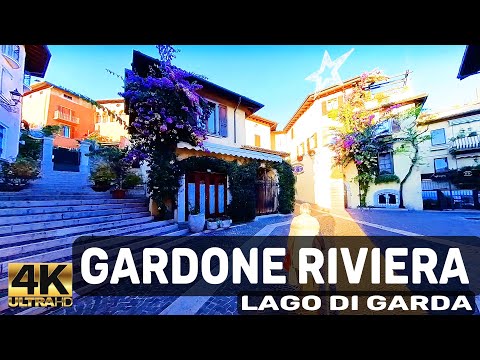 [4K] 🇮🇹 GARDONE RIVIERA, LAKE GARDA ITALY WALKING TOUR