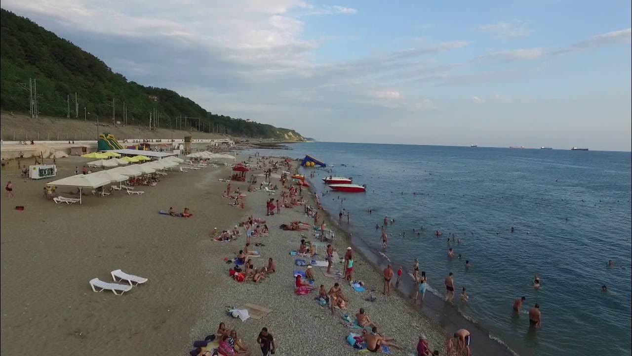 Пляж в туапсе фото