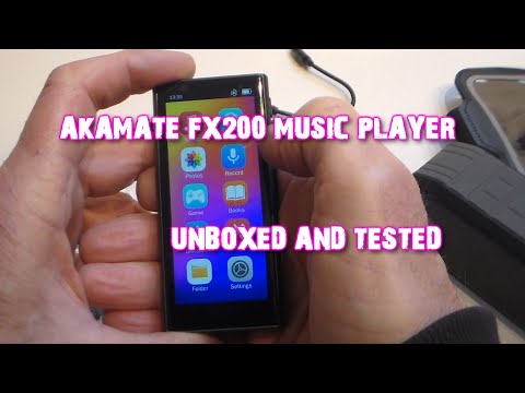 AKAMATE Mp3 Player, Music Player with Bluetooth 5.0   Unboxed and Tested