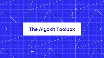 The AlgoKit Toolbox