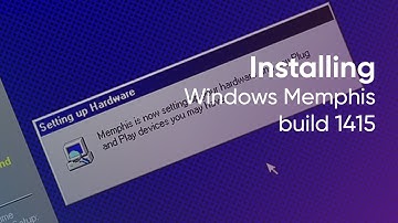 Installing Windows Memphis/Windows 98 build 1415
