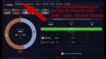 HOW TO GET FREE SKINS TO THE RUST (rustchance)