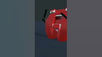 alphabet lore reverse plush toy but fat by @trendytoons8357 just eat in 3d loop #shorts