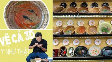 Mr Cá 3D - Khám phá nghệ thuật vẽ tranh cá 3D sống động như thật