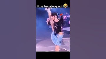 black pink team lisa has a long leg but jennie 😅 #lisa #rose #jisoo #blackpink #kpop #shorts