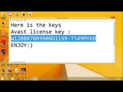 avast internet security serial key 2018