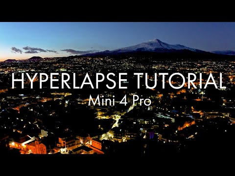DJI Mini 4 Pro Time lapse and Hyperlapse Tutorial