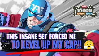 THIS INSANE SET FORCED ME TO LEVEL UP MY CAP!! 😤 | Marvel Tōkon