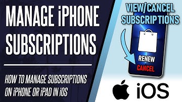How to View or Cancel Subscriptions on iPhone or iPad (iOS)