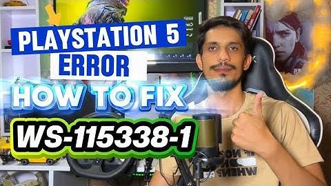 How To Fix PS5 Error Code WS-115338-1 Internet Connection is too slow or unstable 