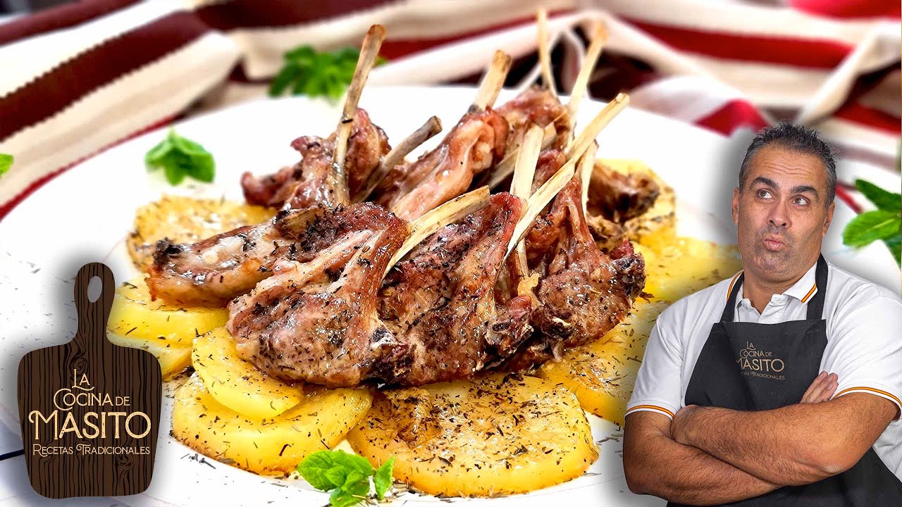 Chuletas de cordero al horno SIN FREIR y las mas FACILES que vas a ver por internet ¡COMPRUEBALO!