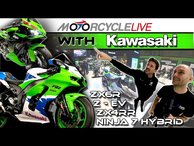 Kawasaki New 2024 Models - Z EV / Ninja 7 Hybrid / ZX4RR / ZX6R