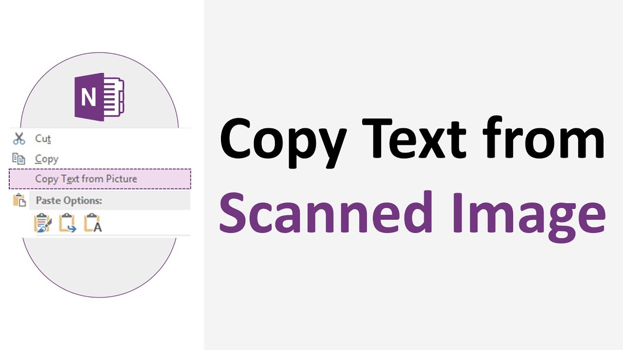 onenote extract text from image