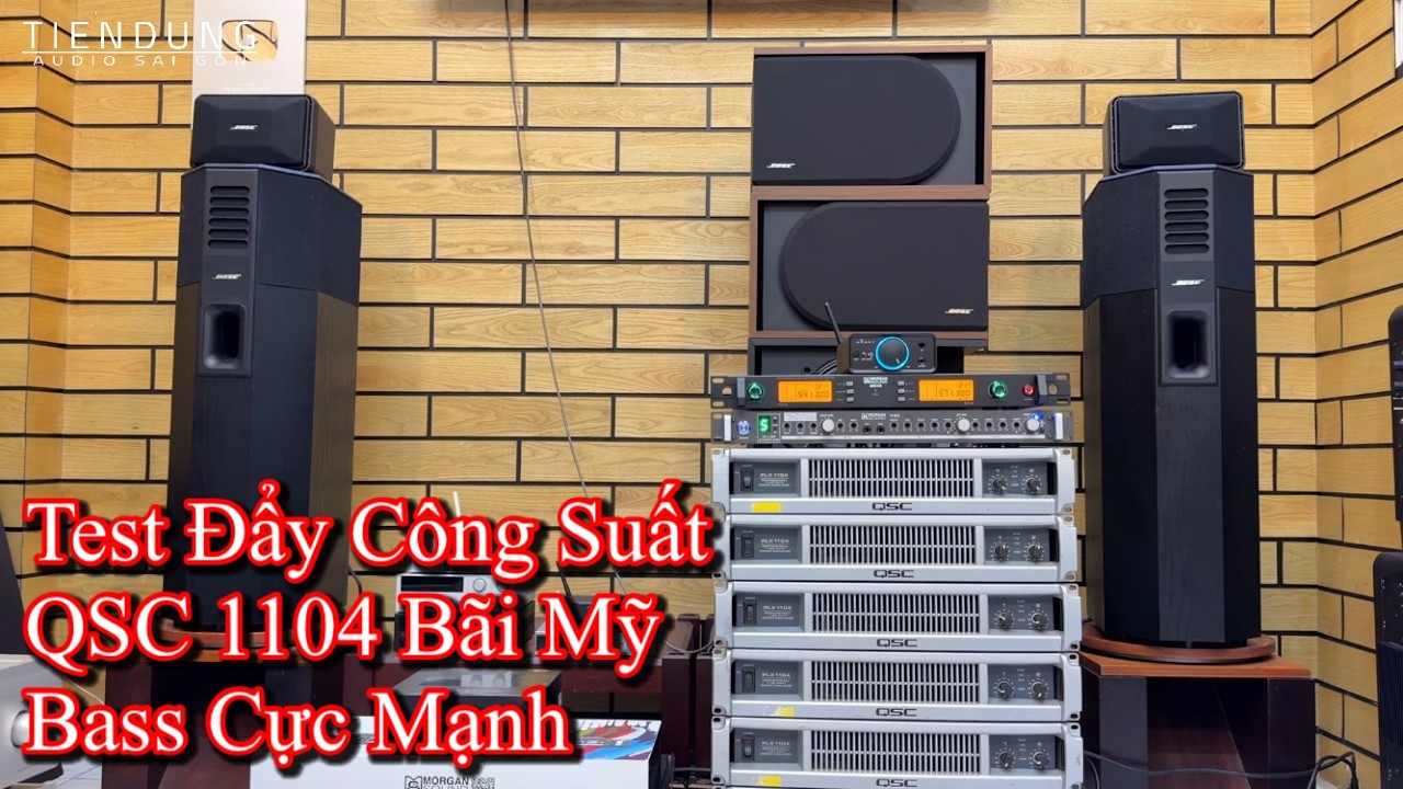 Testing the used SQC PLX-1104 power amplifier from the USA