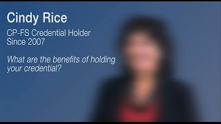 Insights from NEHA Credential Holders: What are the benefits to Cindy Rice for holding a credential
