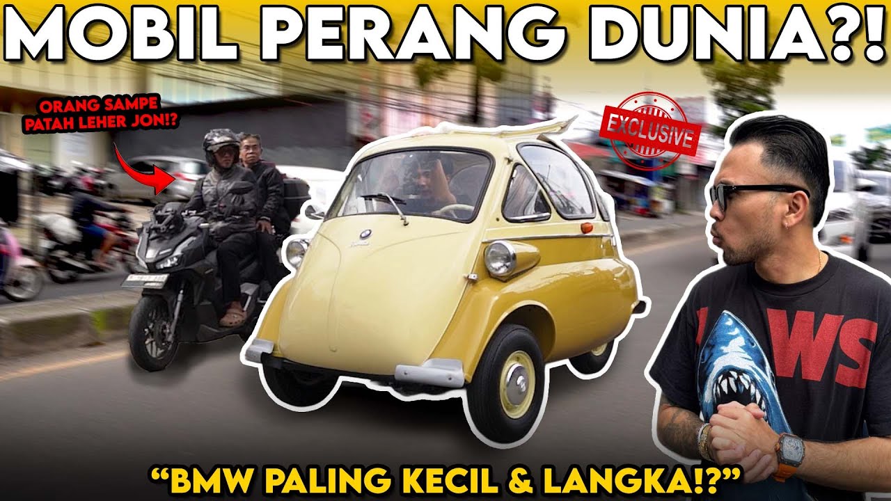 INI BARU KOLEKSI OLD MONEY JON⁉️ BMW iSETTA, MOBIL RARE DARI PERANG DUNIA‼️