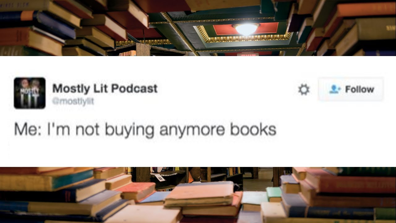 I m Not Buying Any More Books YouTube