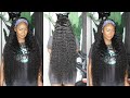 *NEW* 40inch Headband Wig Review| Crimp Wave For First Time Trying|Royalme