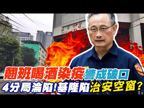 4分局全淪陷!警翹班喝酒染疫變破口 基隆陷治安空窗期?@中天新聞CtiNews