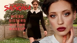 WITCHY WIERD SISTERS MAKEUP FROM CHILLING ADVENTURES OF SABRINA | HALLOWEEN COSTUME GRWM