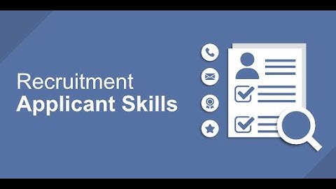 Odoo Apps - Recruitment Applicant Skills | Odoo 15